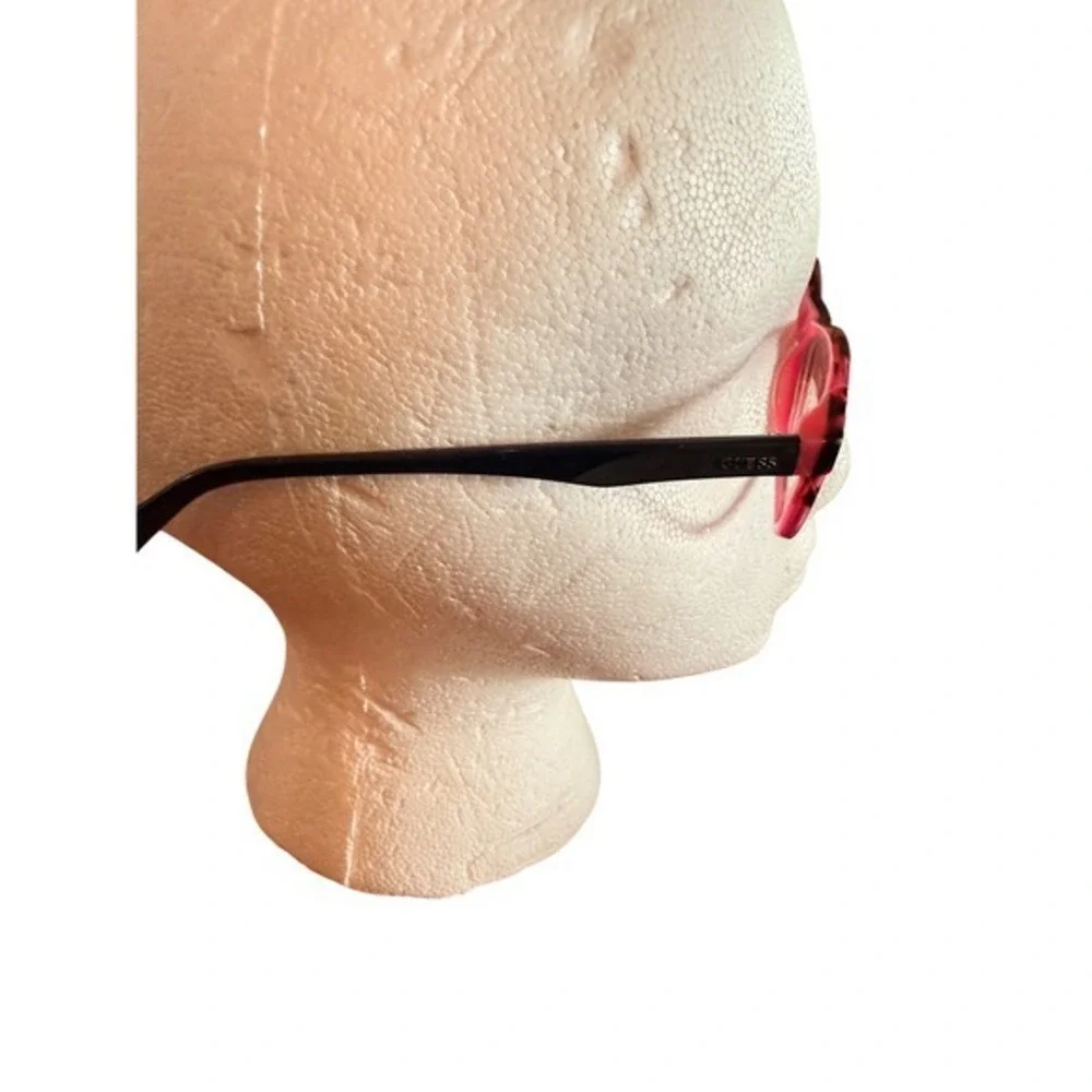 Guess Pink Tortoise‎ Black Rectangular Eyeglass FRAMES ONLY Designer